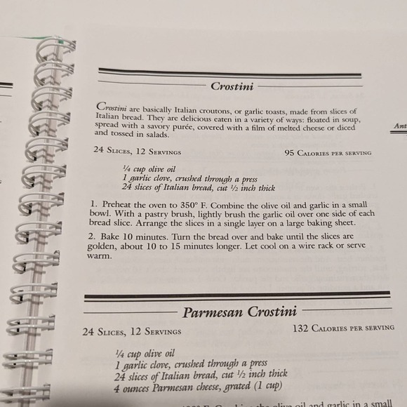 Italian Light Cooking (1992, Spiral Bound) - Easy, Healthy, Low-Calorie Recipes - Picture 4 of 9